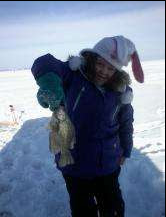 My first time ice fishing