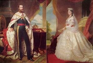 Maximiliano y Carlota emperadores de México