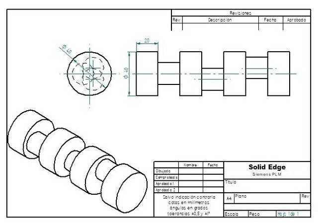 Elaboración de planos y hojas de proceso.