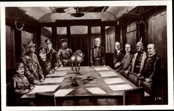 Alemanya va signar l'armistici