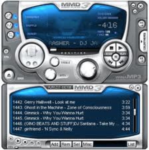 Reproductor multimedia Winamp