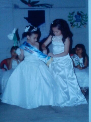 Fui la niña independencia representante del colegio