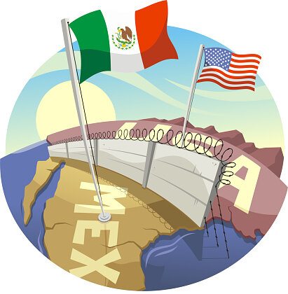 Border Wall Ton Down