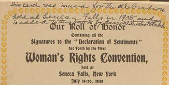 La declaración de los sentimientos