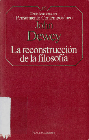 La reconstrucción en la filosofía