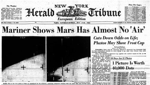 The first Flyby of mars