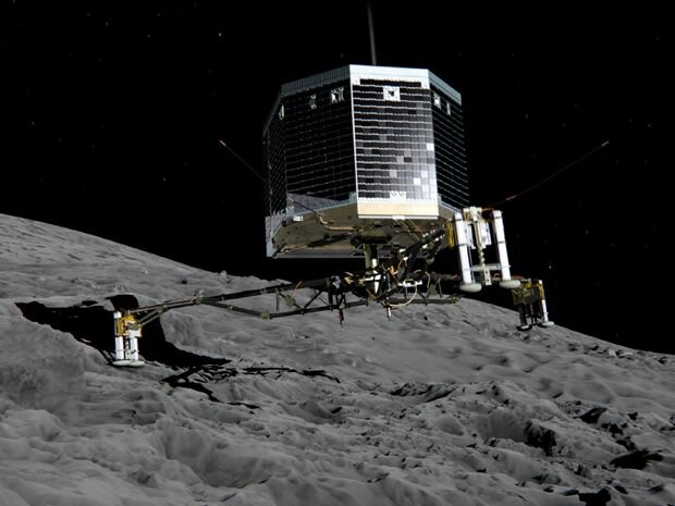 First soft landing on a comet