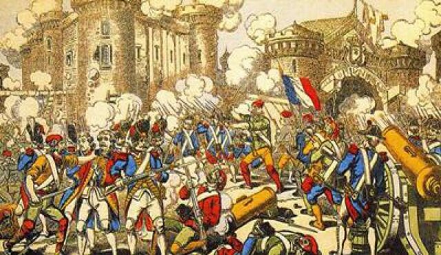 assalto alla Bastiglia  ed inizio della rivoluzione Francese