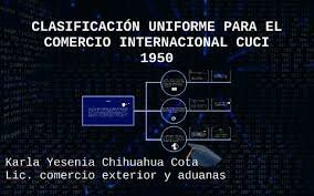 CLASIFICACION UNIFORME PARA EL COMERCIO INTERNACIONAL (CUCI)