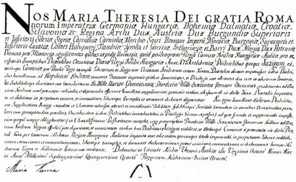 a REDEMPTIO-S OKLEVÉL aláírása