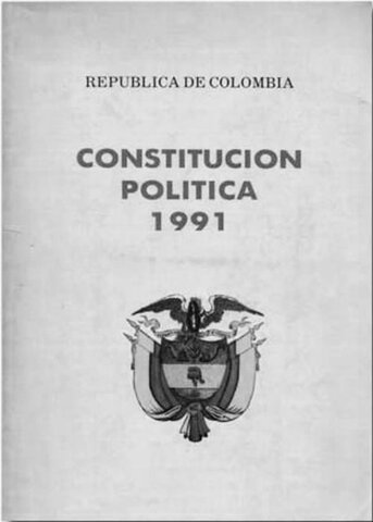 Constitucion Politica de Colombia 1991