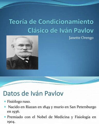 Condicionamiento clásico