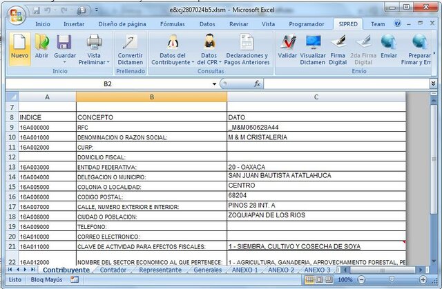 Hojás electrónicas de cálculo