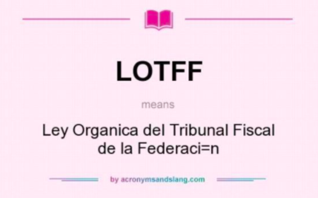 Ley Orgánica del Tribunal Fiscal de la Federación