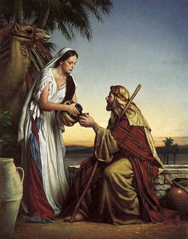 Se casan Isaac y Rebeca