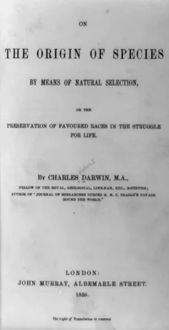 "On the Origin of Species" by Chalres Darwin, and Alfred Russel Wallace?