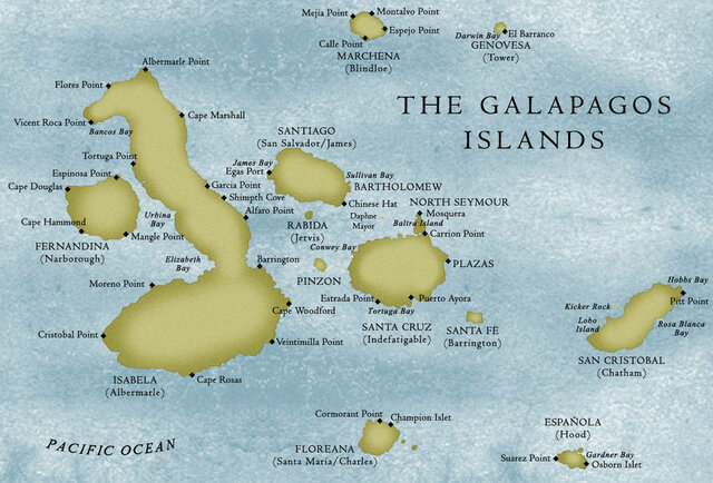 The Galapagos islands