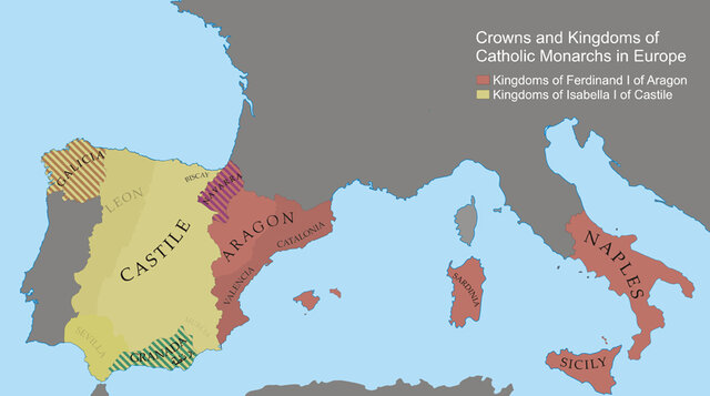 Expansion of Castilla in northern África