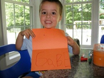 Aprendí escribir mi nombre