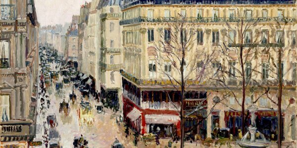 Rue Saint Honoré (París) - Camile Pissarro