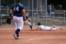 First High school softball game