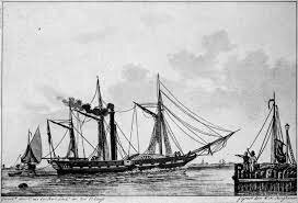 First steamship to cross the Atlantic