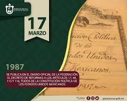 Reforma del artículo 116 Constitucional, fracción V.