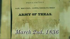 Texas Declares Independence from Mexico