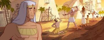 Moisés huye de Egipto