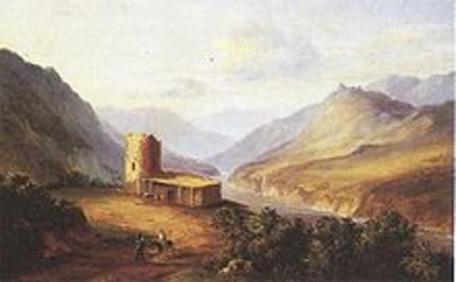 На Кавказе.