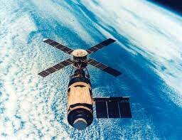 In 1973 the first space station, Skylab, launched.