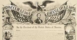 1863- The Emancipation Proclamation
