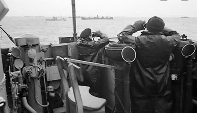 The start of the war in the Atlantic Theater