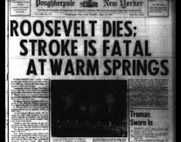 Roosevelt death