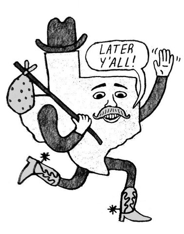 Texas separates from U.S.