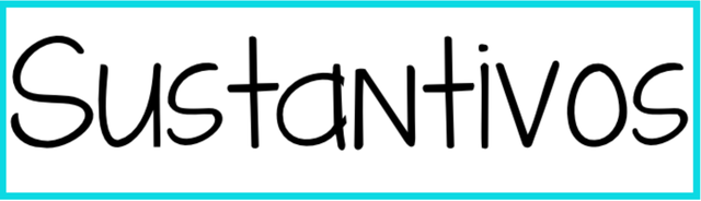 Sustantivos