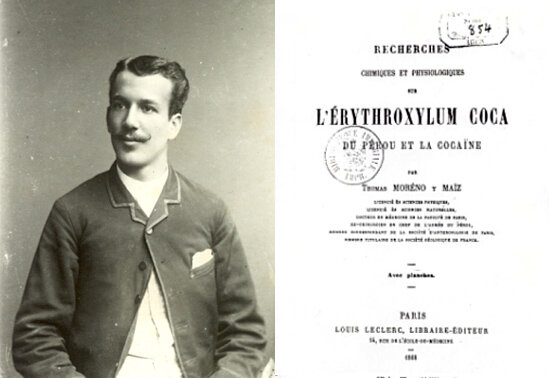 *Década de 1860*   -Cocaína  [ C17H21NO4 ]