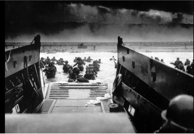 Allies under U.S General Dwight D. Eisenhower launch D-Day invasion