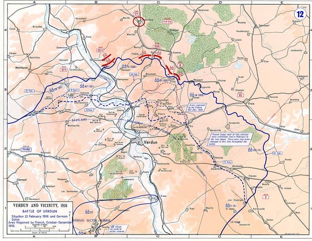 Battle of Verdun Beginning