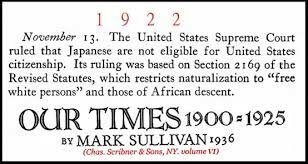 Supreme Court Banned Asians from Immigrating