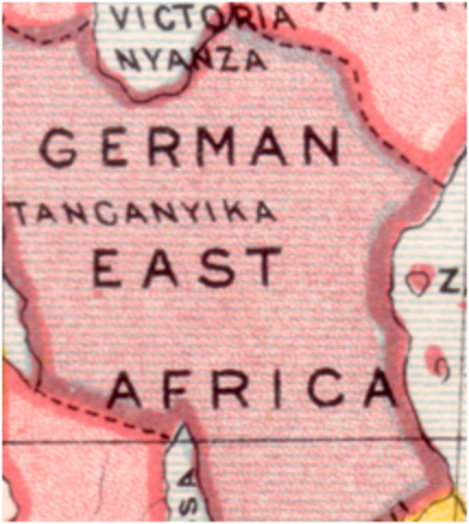 The kingdom of Burundi and neighbouring Ruanda incorporated into German East Africa.