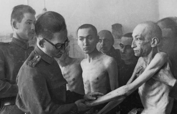 Russian Troops Discover Auschwitz