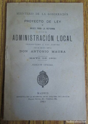 Leyes de Administración Local y Electoral