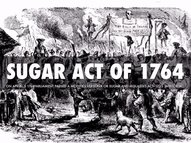 The Sugar Act of 1764