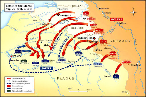 Alemania pone en marcha el plan schieffen