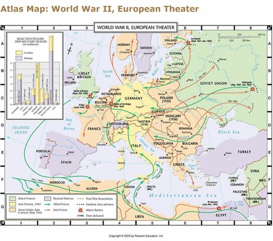 Start of War in Atlantic/European Theater