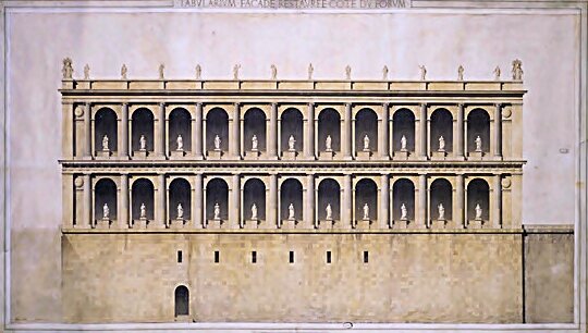 SIGLO I / El término tabularium empieza a emplearse como significado de archivo.