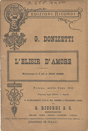 L'elisir d'amore