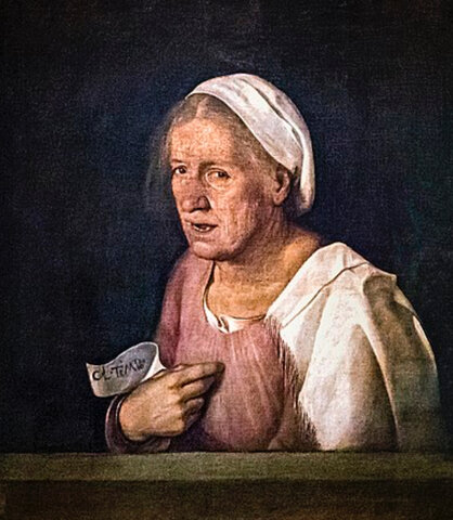 Retrato de una anciana