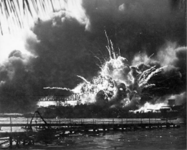 Japenese attack Pearl Harbor